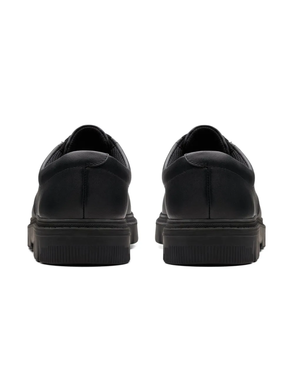 Clarks Kids Lorcam Loop lace-up derby shoes Black