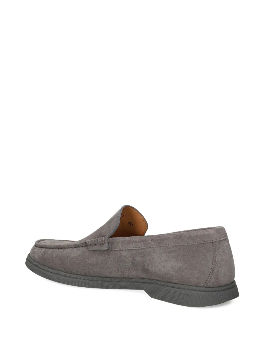 BOSS suede loafers Grey