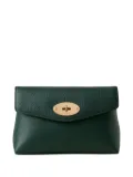 Mulberry Darley grain-leather clutch bag - Green