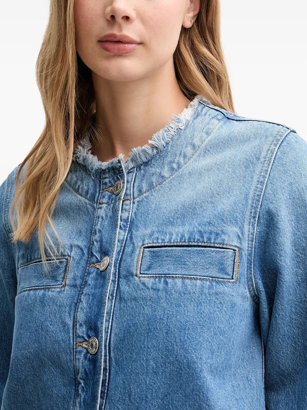 Joop! Gerafeld spijkerjack Blauw