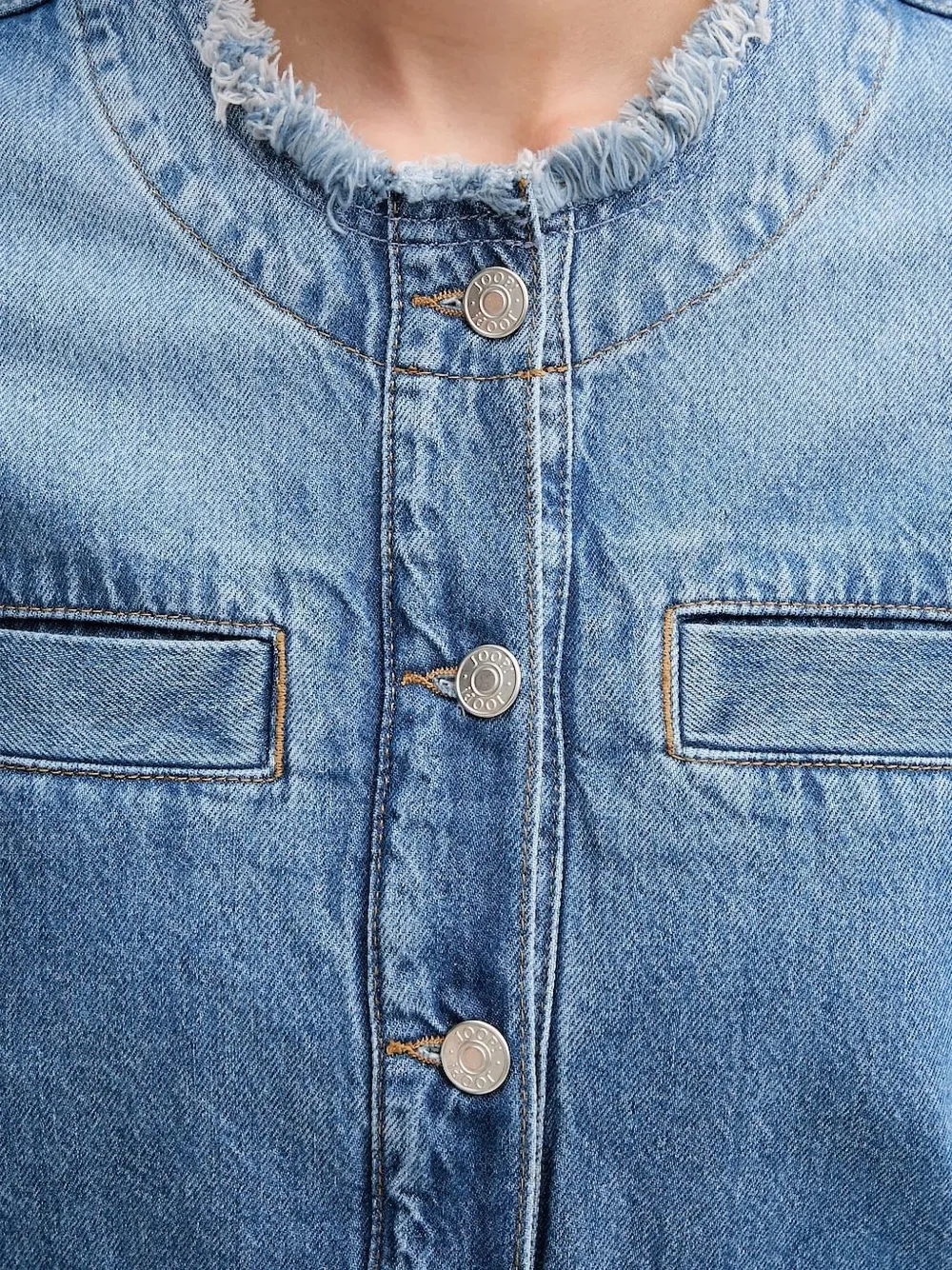 Joop! Gerafeld spijkerjack Blauw