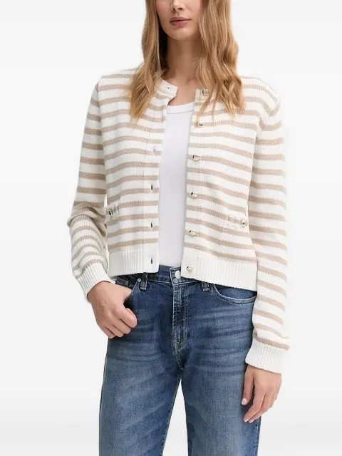 Joop! Kola striped button cardigan
