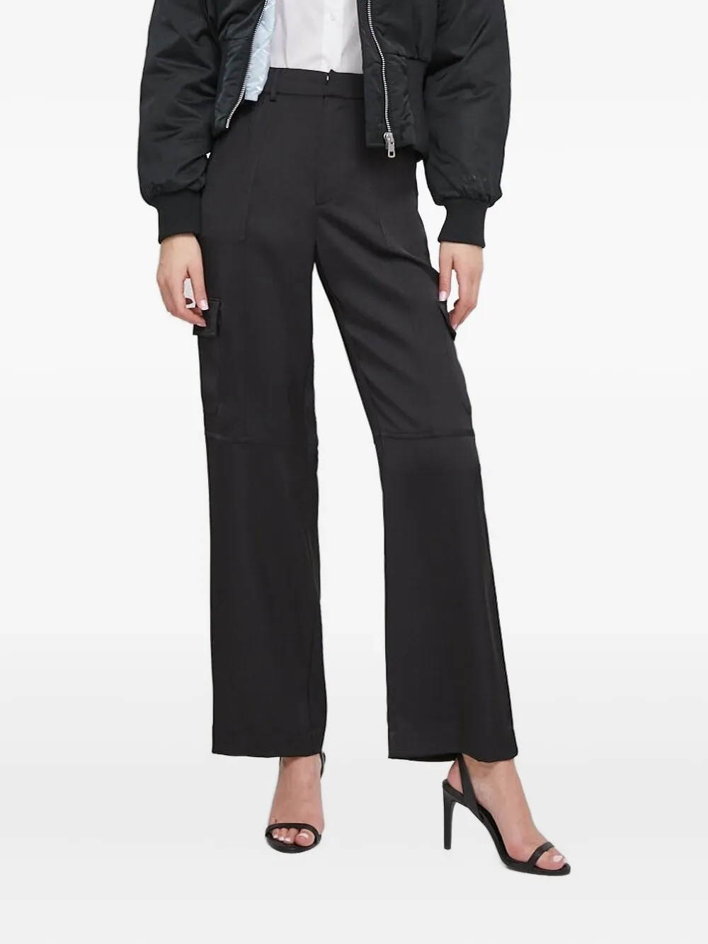 Joop! Broek met cargo zak Zwart