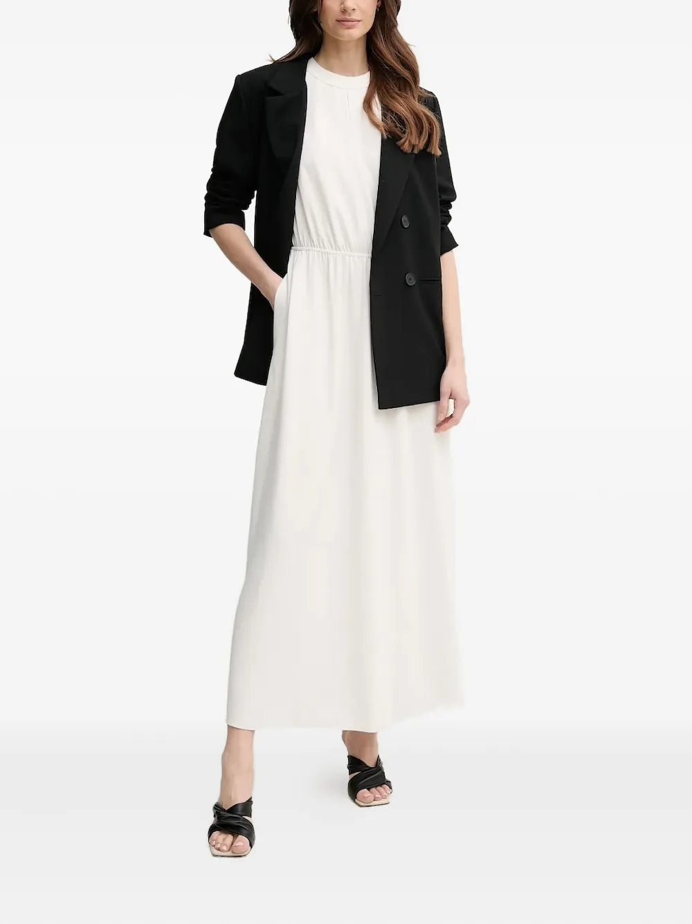 Joop! halter-neck pleated dress - Toni neutri