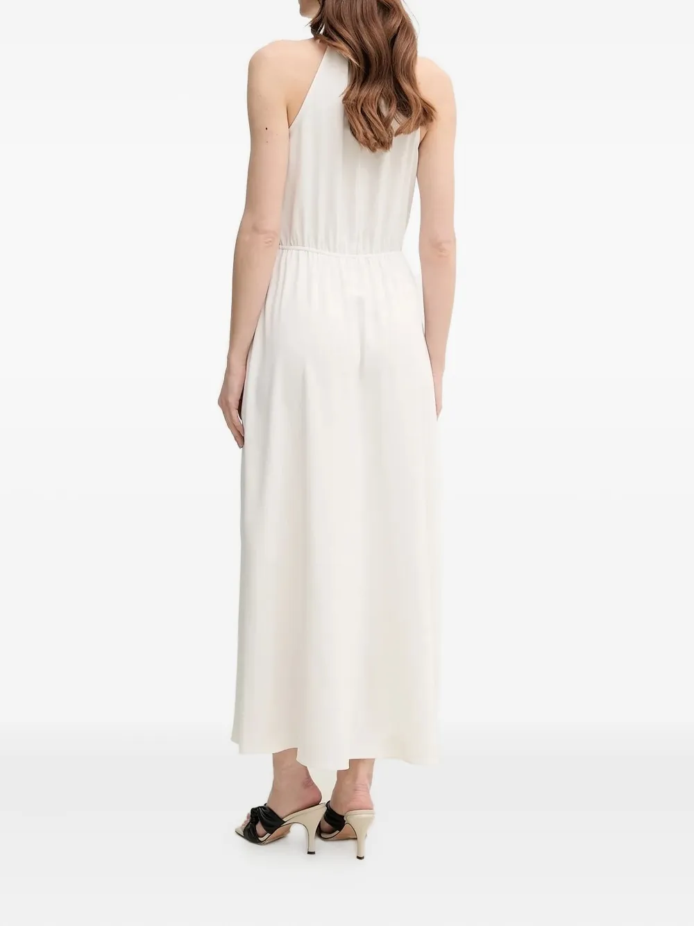 Joop! Geplooide halterjurk - Beige