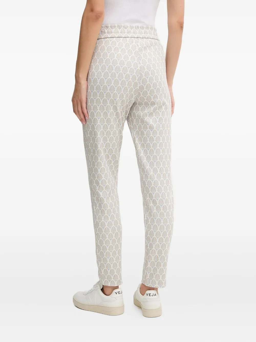 Joop! geometric-print trousers Beige