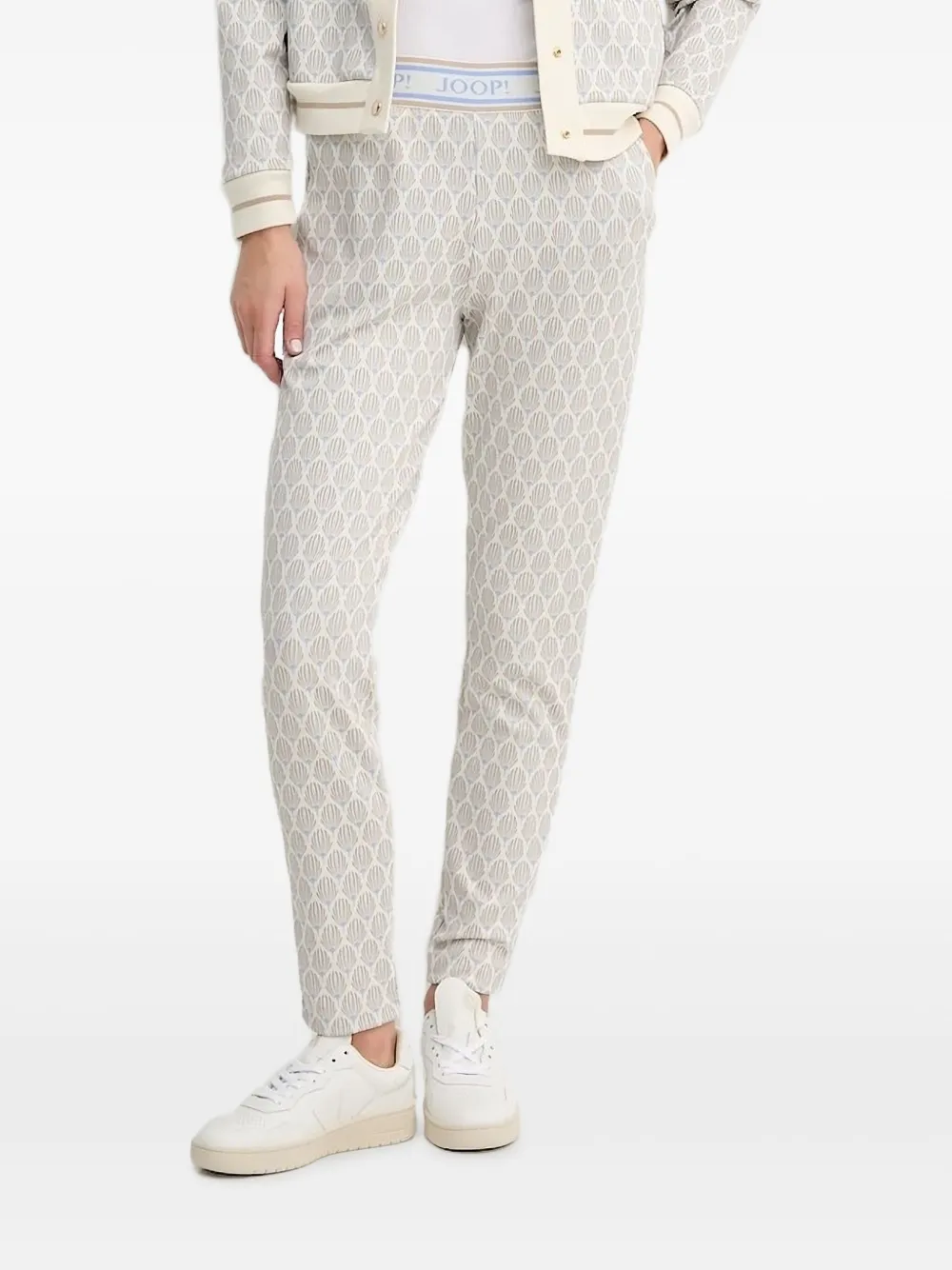 Joop! geometric-print trousers | Neutrals | Image 1