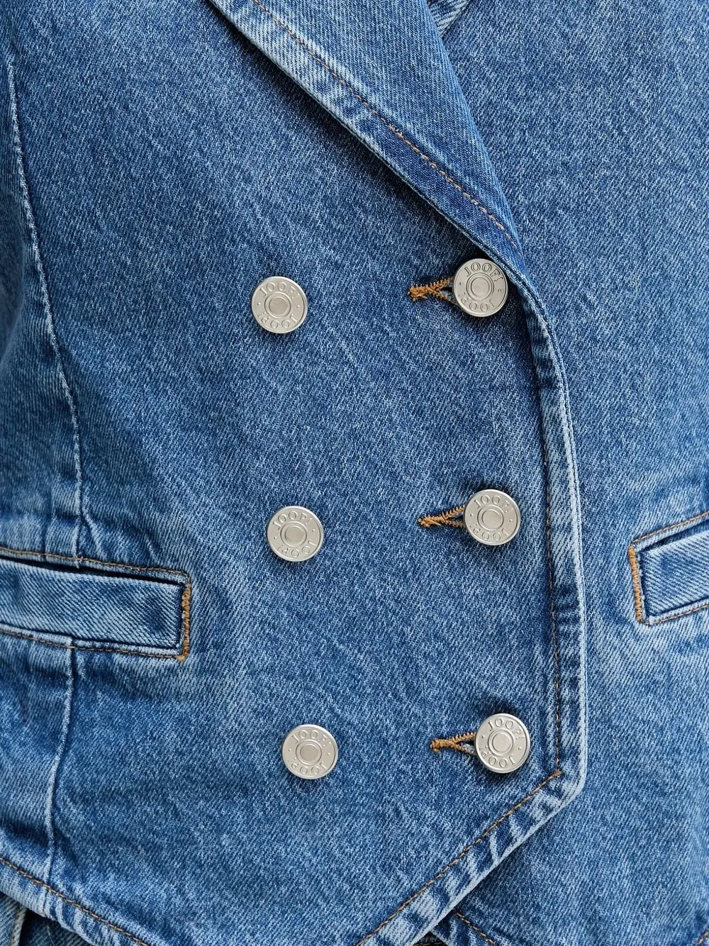 Joop! Iva double-breasted waistcoat Blauw
