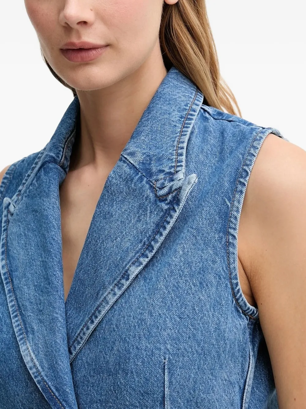 Joop! Iva double-breasted waistcoat Blauw
