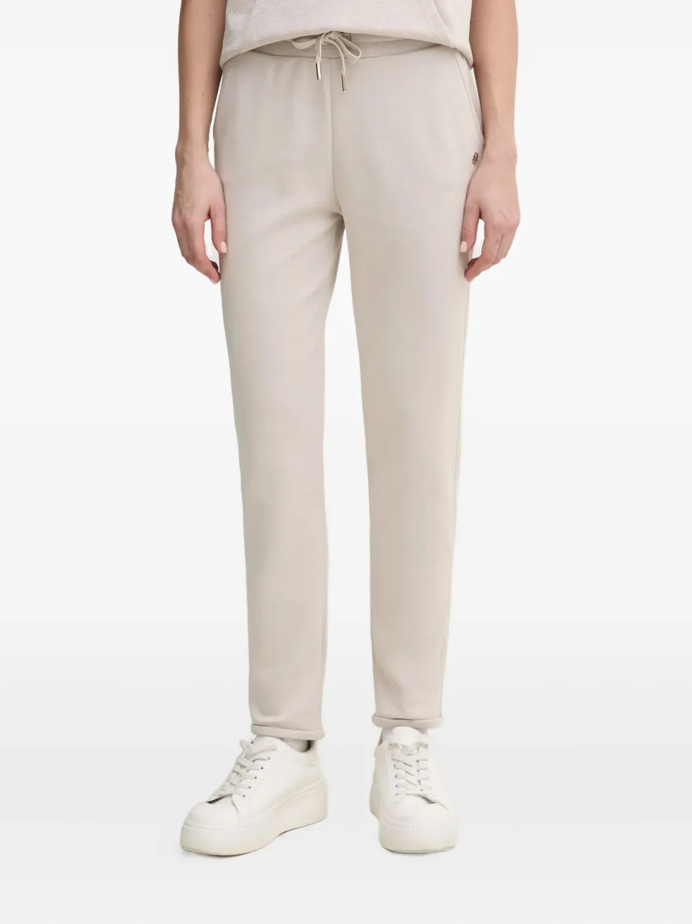 Joop Drawstring-cuffed Pants In Neutral