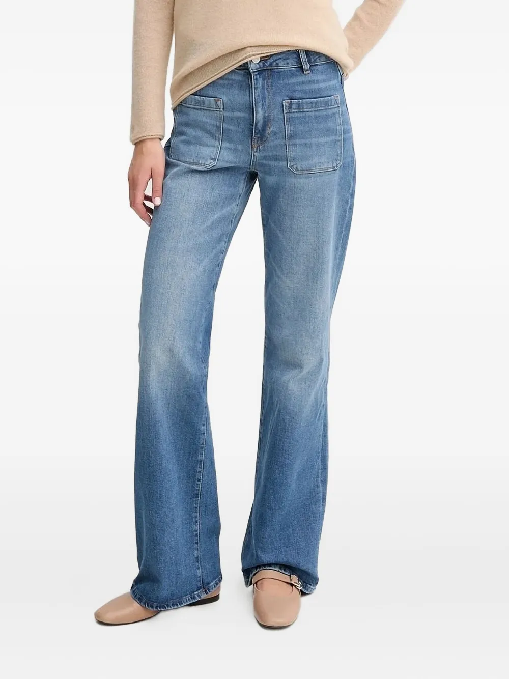 Joop! Jeans met opgestikte zak Blauw