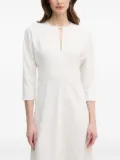 Joop! keyhole neckline A-line dress - White