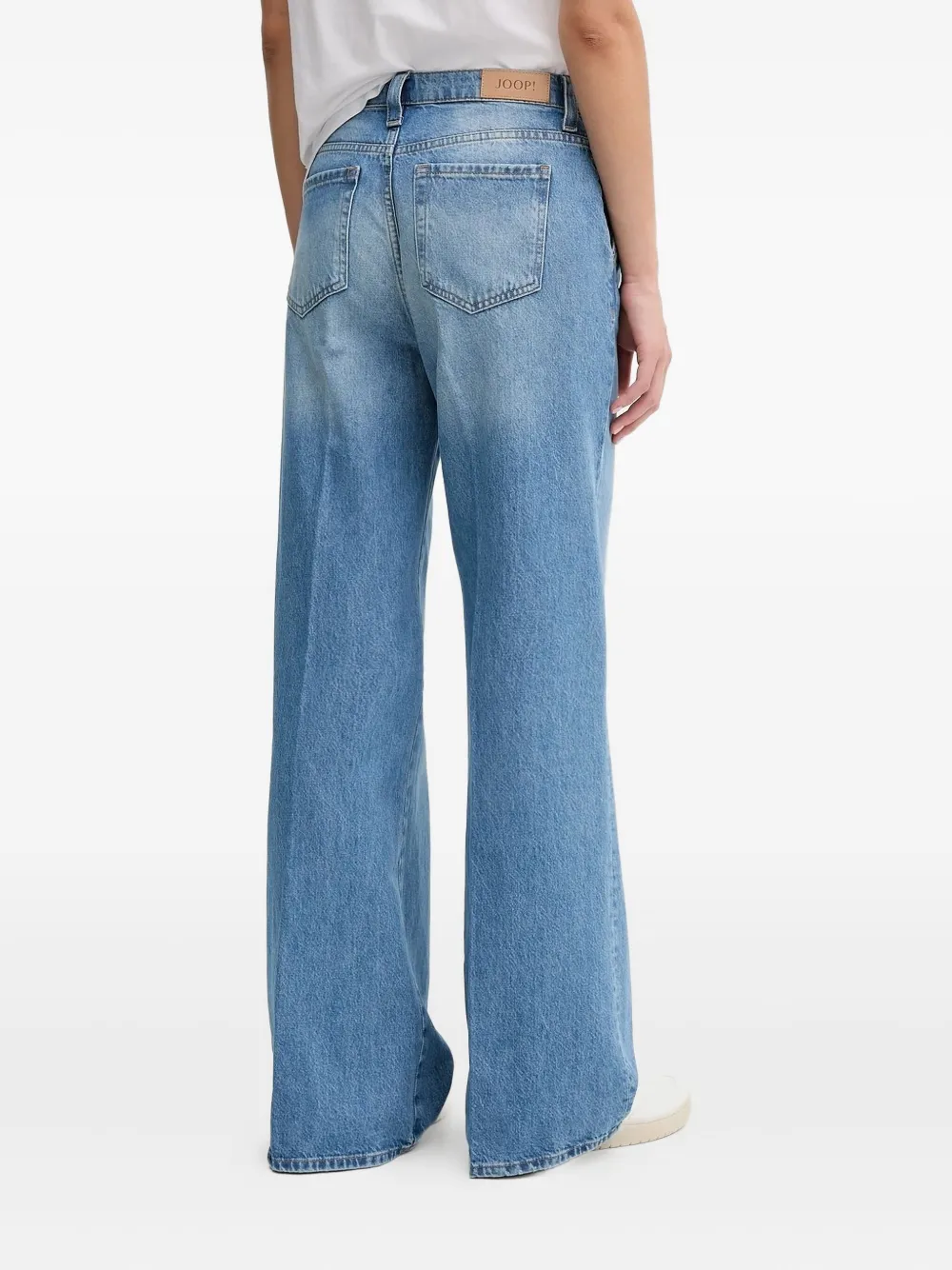 Joop! Evi jeans met wijde pijpen - Blauw