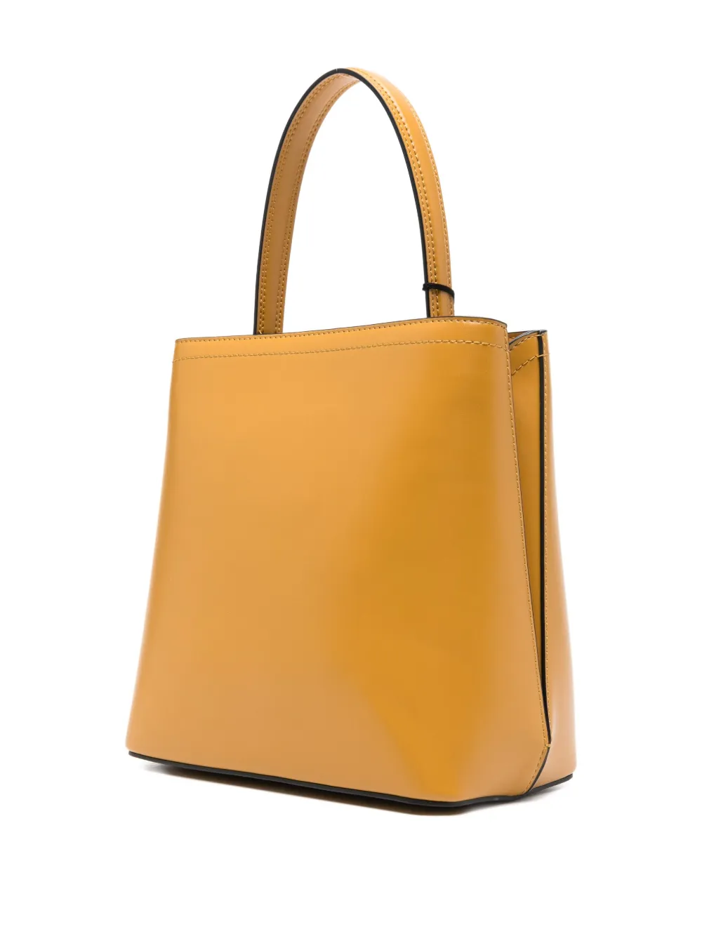 Twinset Chain-link Bucket Bag In Yellow