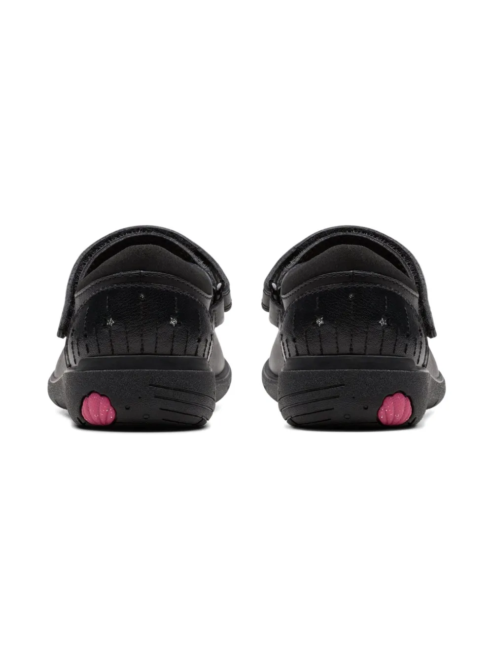 Clarks Kids Relda Wish star-embellished Mary Jane ballerina Black
