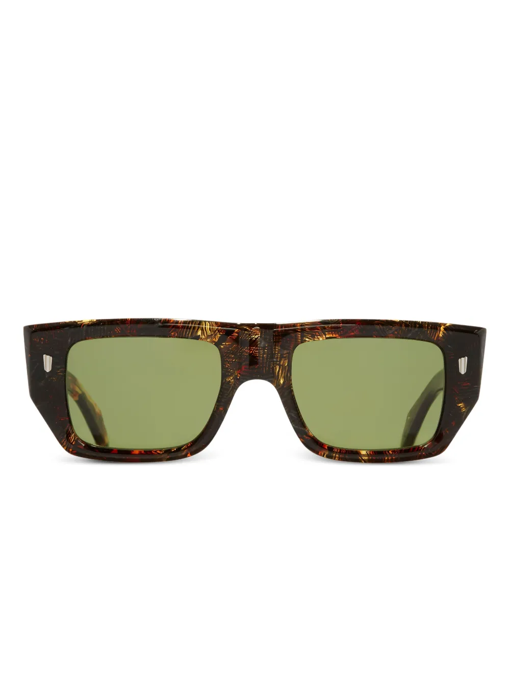 Cutler & Gross 1413 パームツリースクエアサングラス - ブラウン Cutler & Gross 1413 パームツリースクエアサングラス - ブラウン