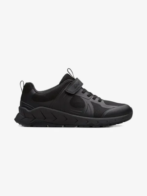 Clarks Kids Selva Edge strap-detail sneakers