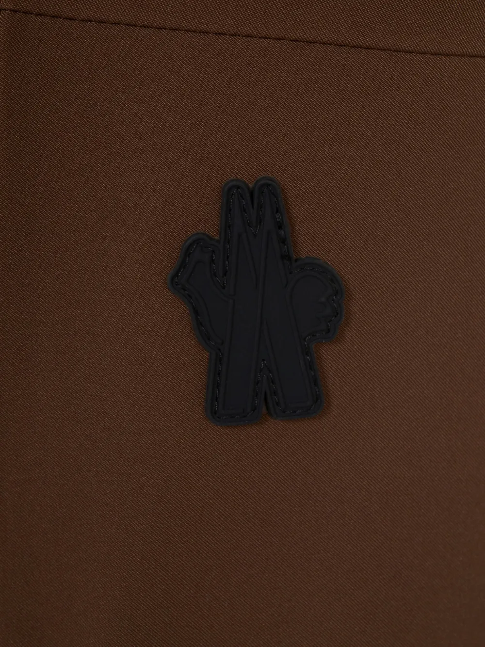 Moncler Grenoble Skibroek met logopatch Bruin