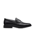 Clarks Kids Jonwin Craft Youth Penny leather loafers - Black