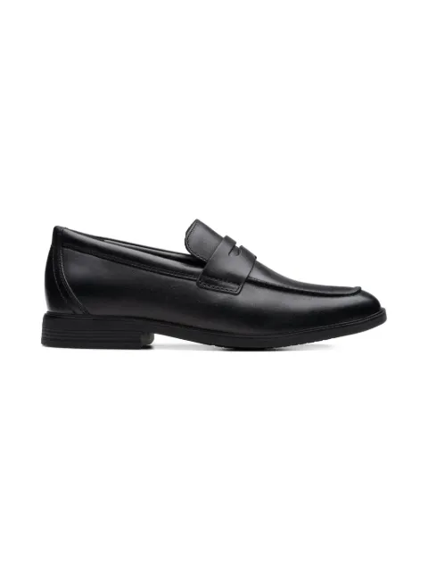 Clarks Kids Jonwin Craft Youth Penny leather loafers