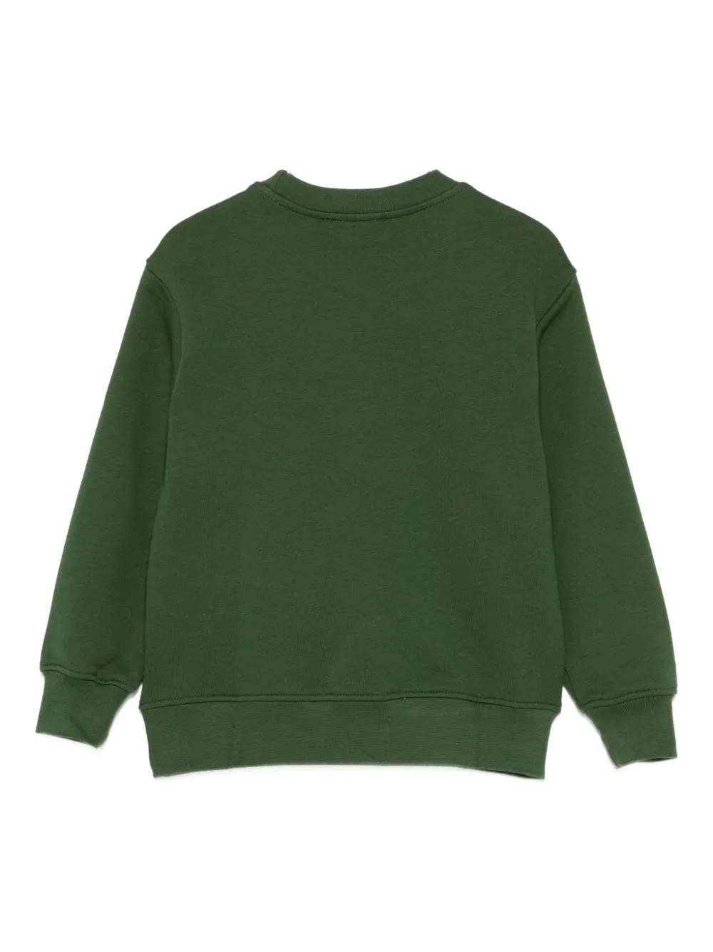 MSGM Kids Sweater met logoprint Groen