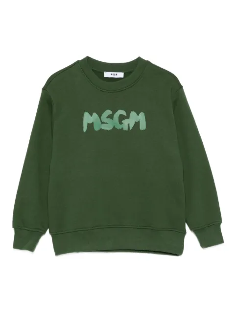 MSGM Kids logo-print sweatshirt