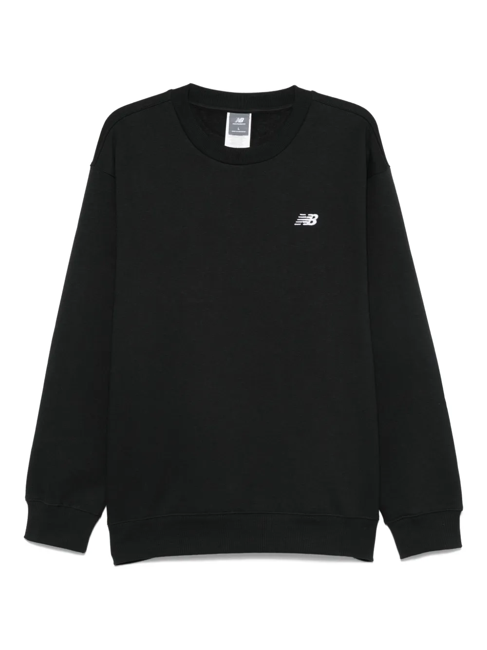 embroidered-logo crew-neck sweatshirt