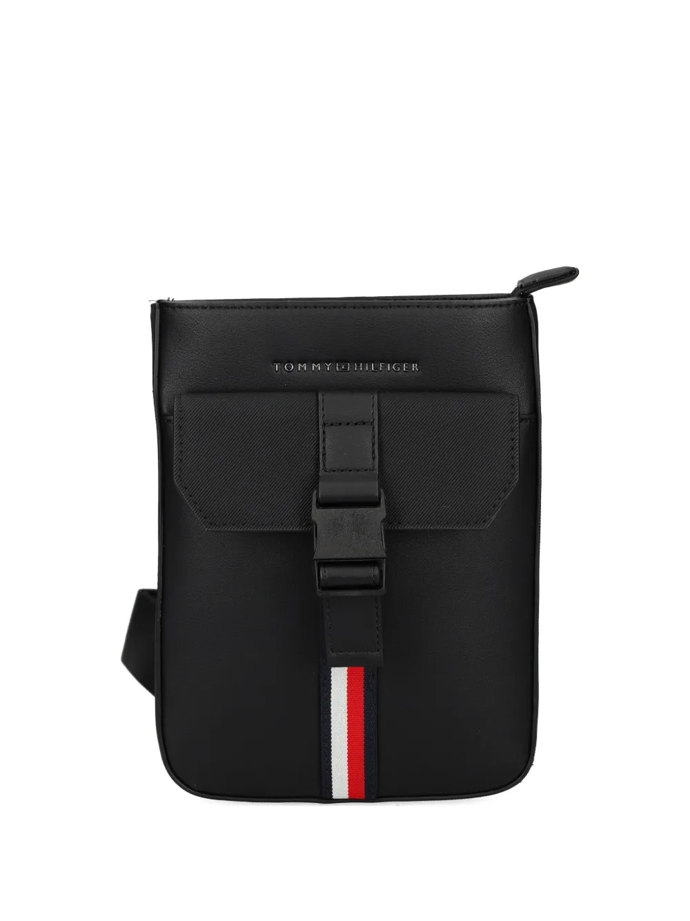 buckle-fastening messenger bag