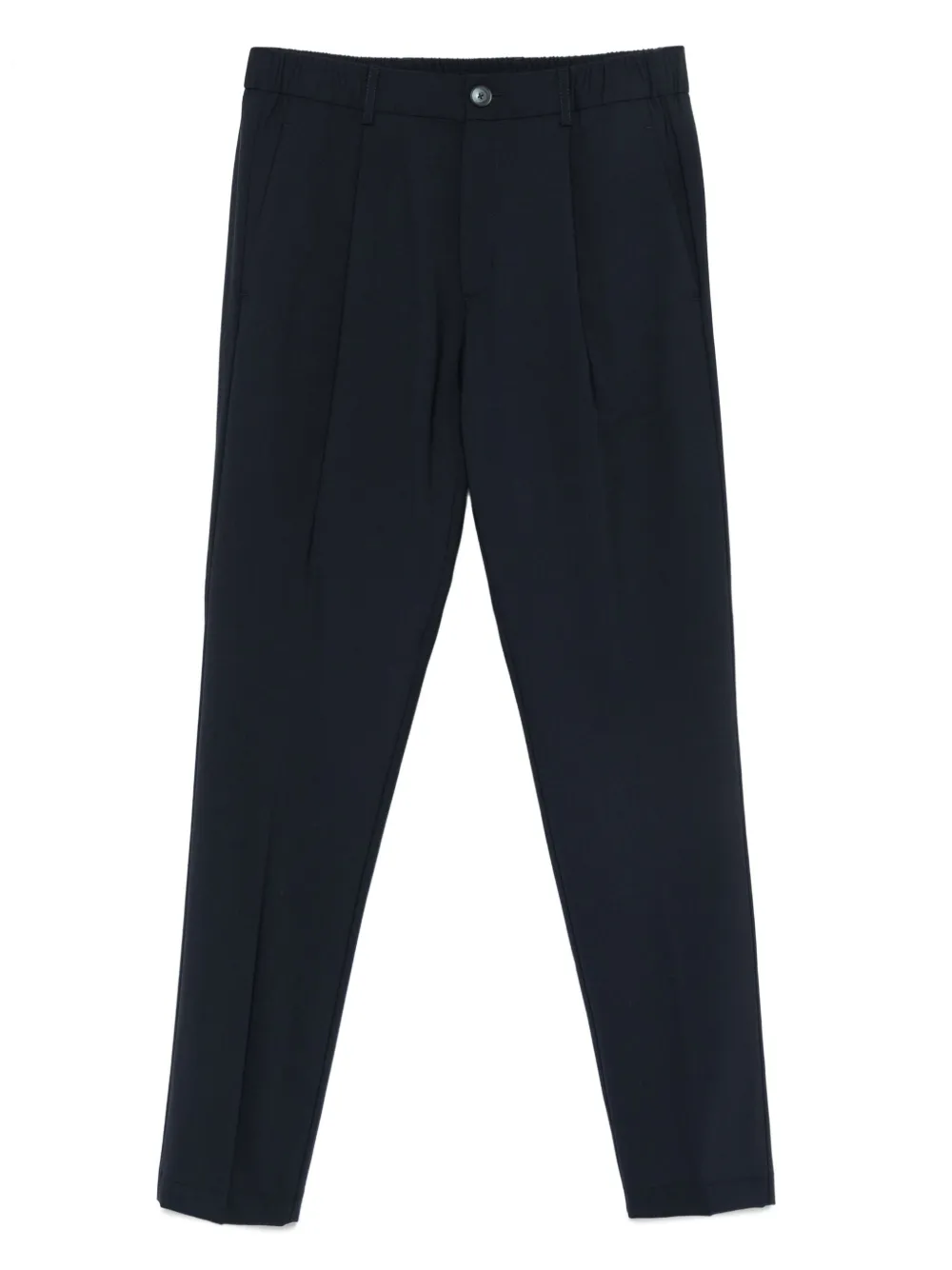 pleated-front trousers