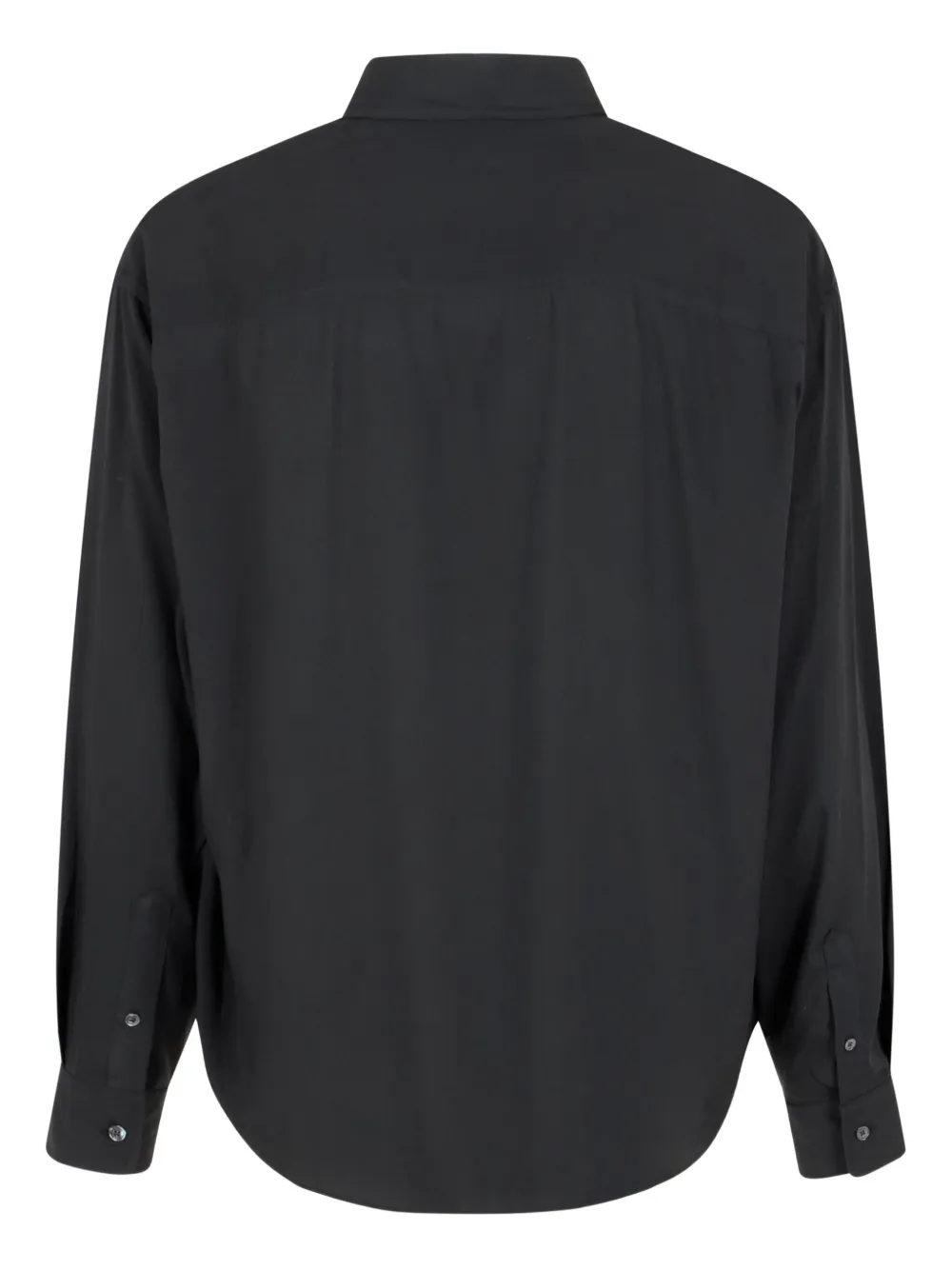 AMI Paris Shirt met geborduurd logo Zwart