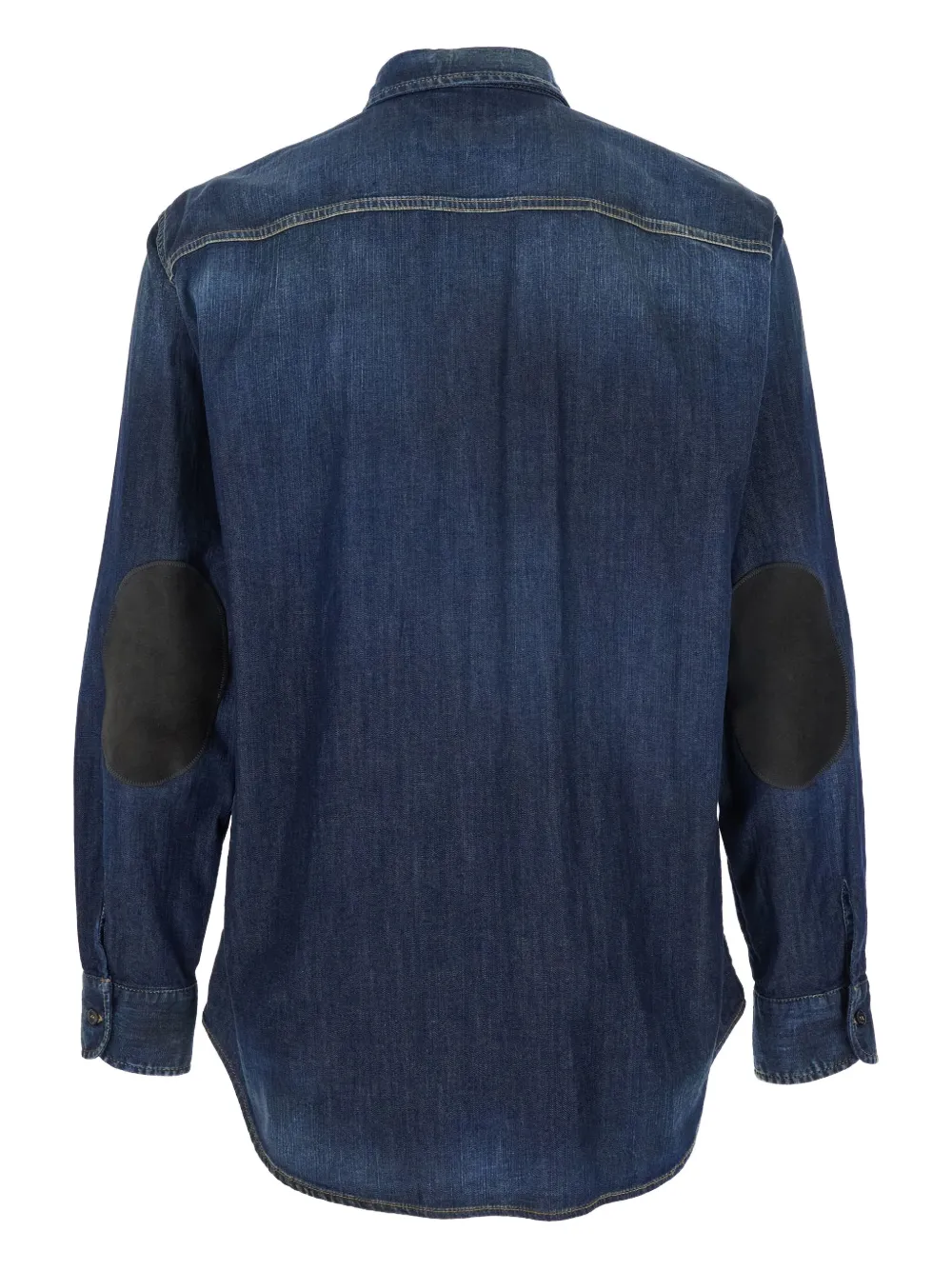 DSQUARED2 double-pockets elbow-patched denim shirt | Image 2