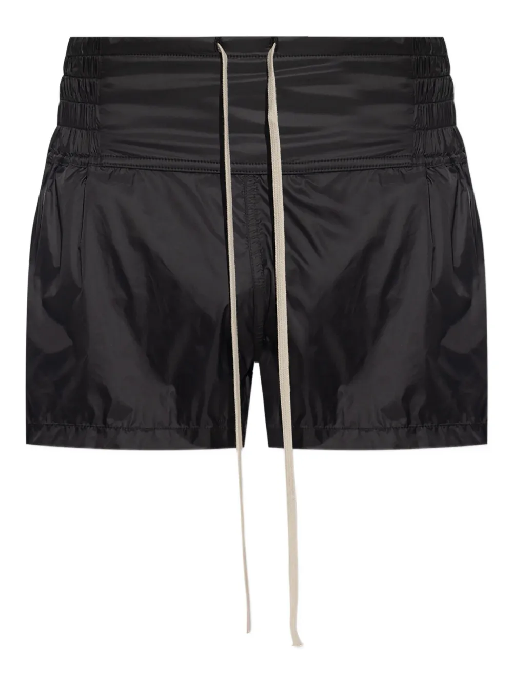 Rick Owens drawstring elastic-waist shorts Zwart