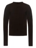 Rick Owens high-neck alpaca wool sweater - Black