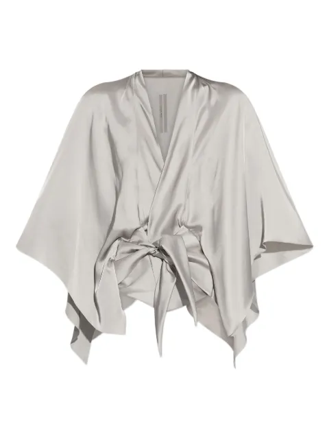 Rick Owens Half Moon tie-front blouse
