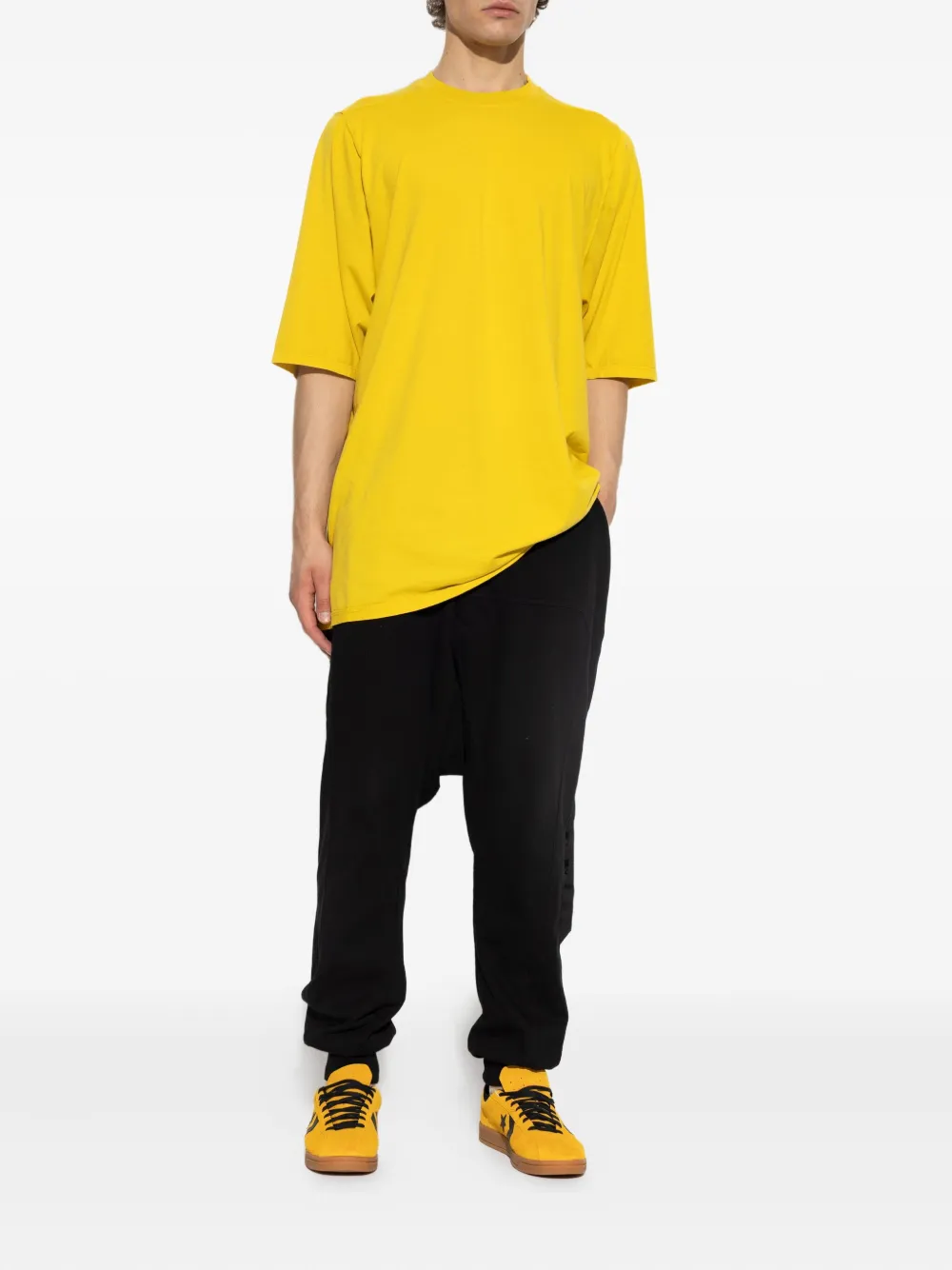Rick Owens DRKSHDW T-shirt met print Geel