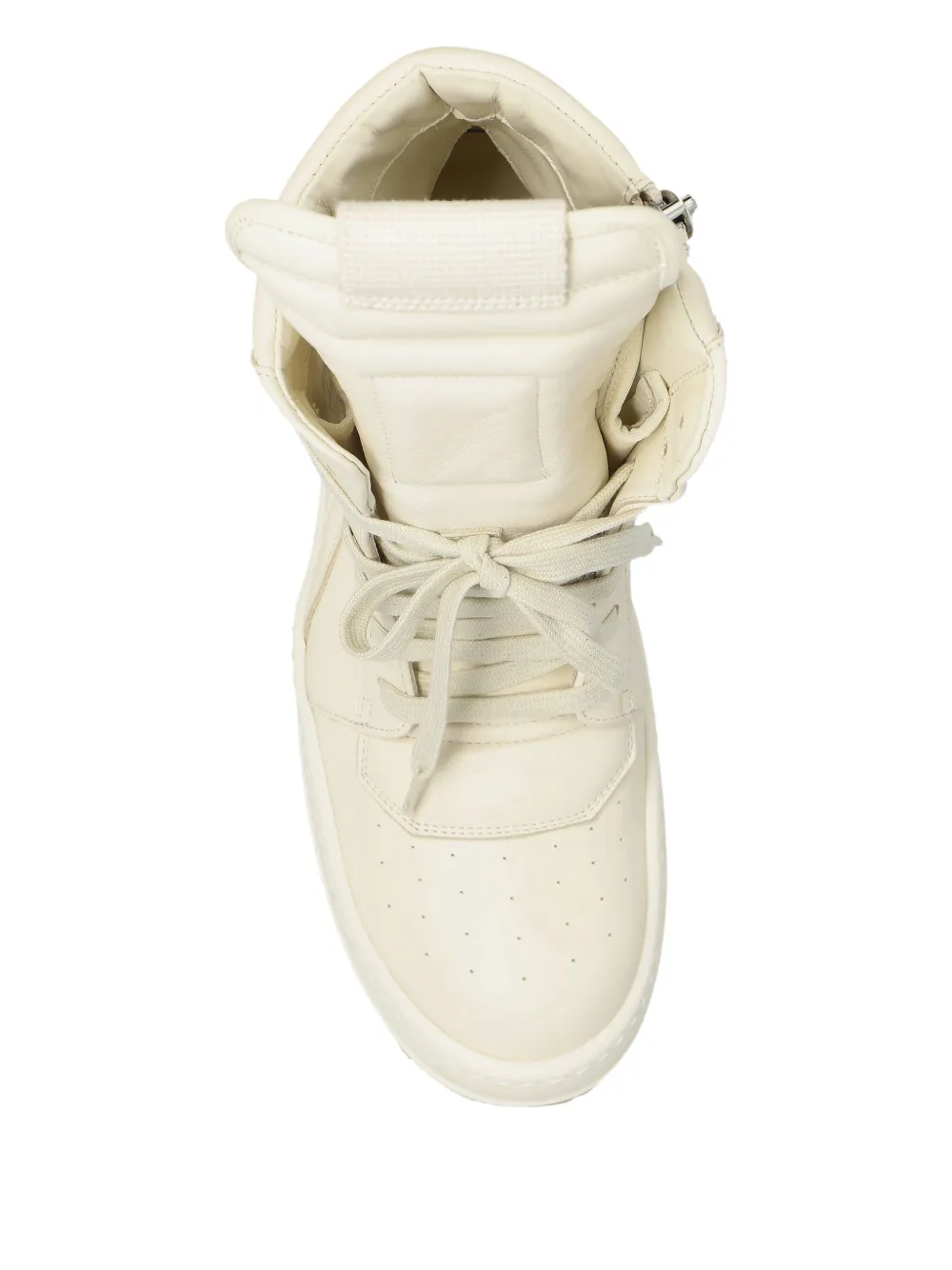 Rick Owens Geobasket Sneakers In White