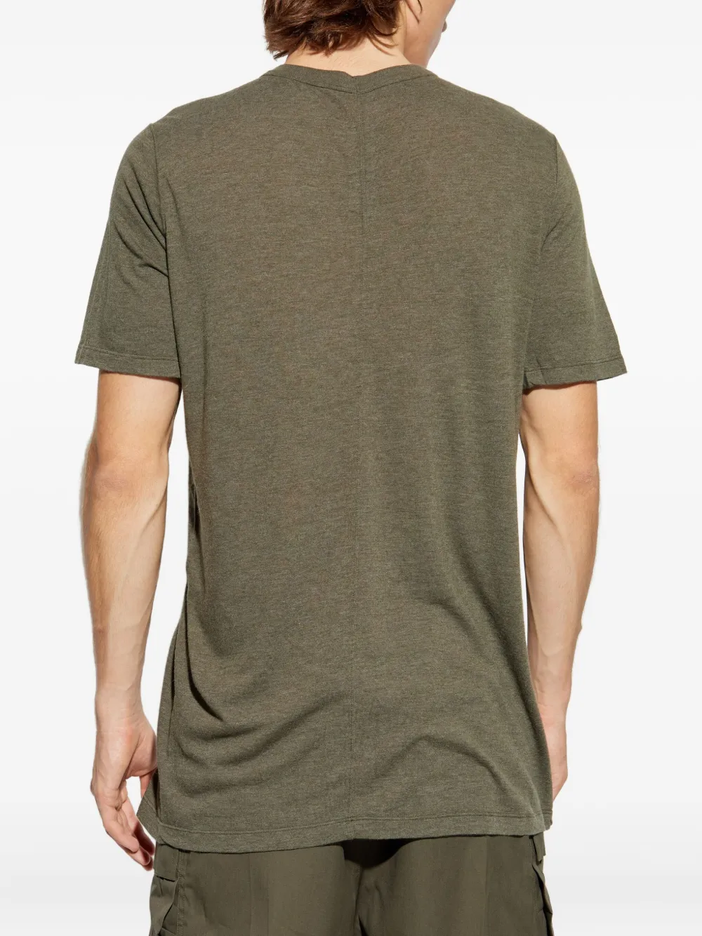 Rick Owens T-shirt met ronde hals Groen