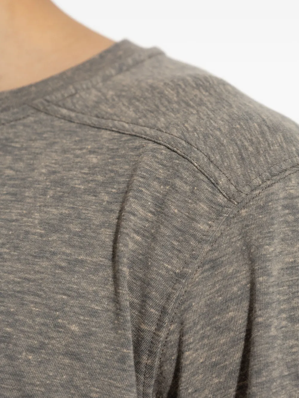 Rick Owens DRKSHDW T-shirt met trekkoord en korte mouwen Grijs