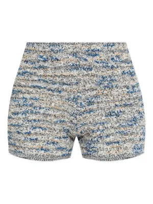 Alexander Wang ラインストーン デニムショーツ | ブルー | FARFETCH JP