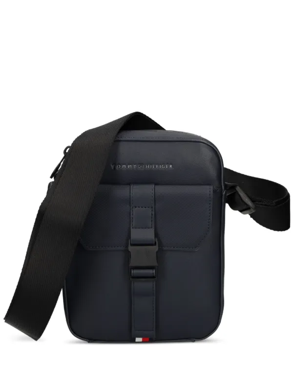 Tommy Hilfiger Mini buckle-fastening Messenger Bag Blue