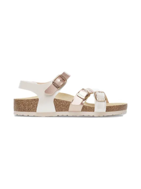 Birkenstock Kids Kumba metallic-buckle sandals