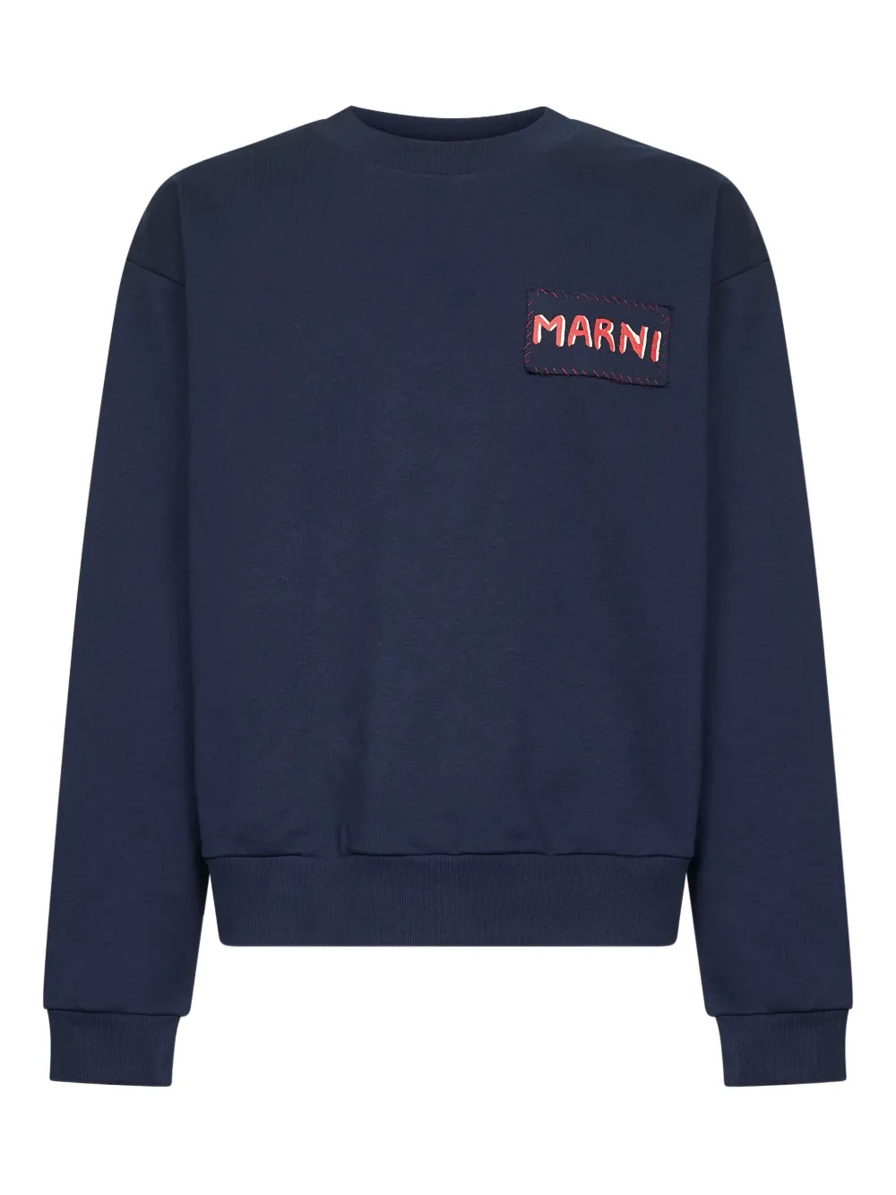 Marni Trui met geborduurd logo Blauw