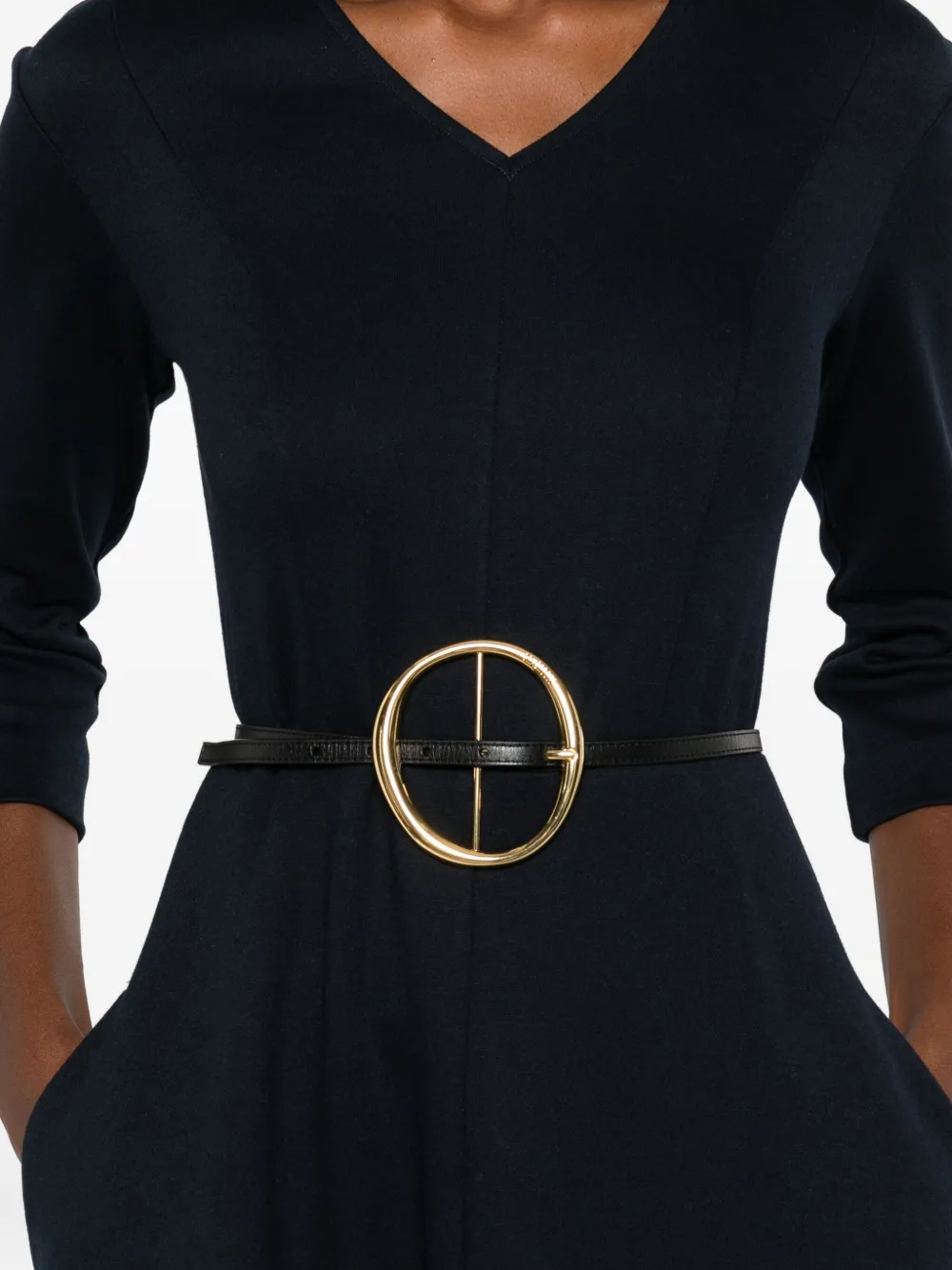 'S Max Mara Jurk met cropped mouwen Blauw