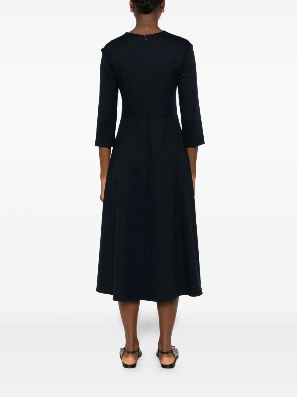 'S Max Mara Jurk met cropped mouwen Blauw