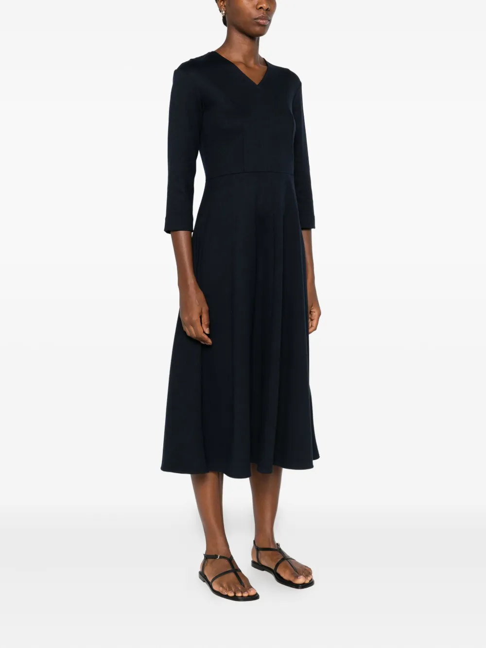 'S Max Mara Jurk met cropped mouwen Blauw