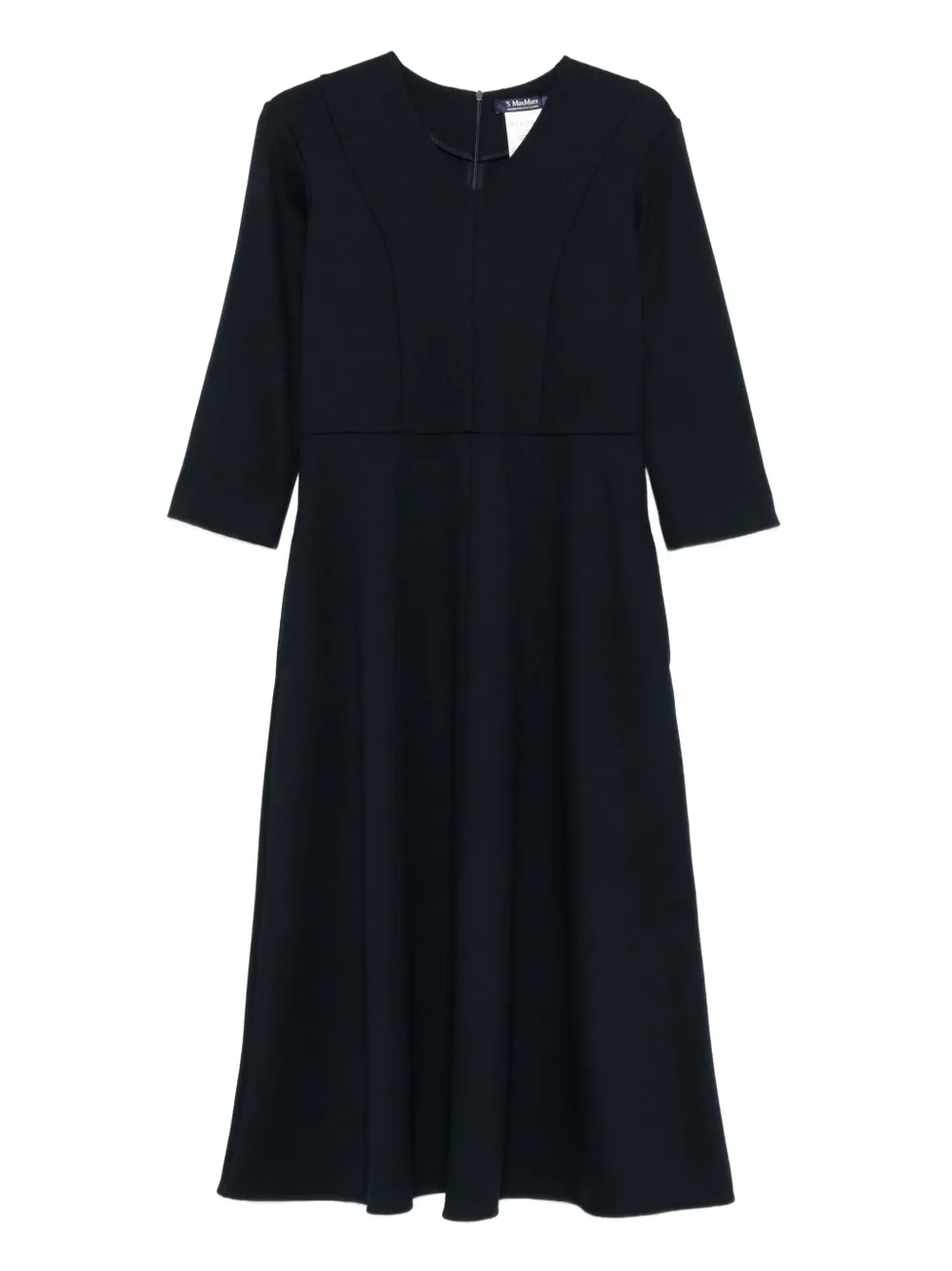'S Max Mara Jurk met cropped mouwen Blauw