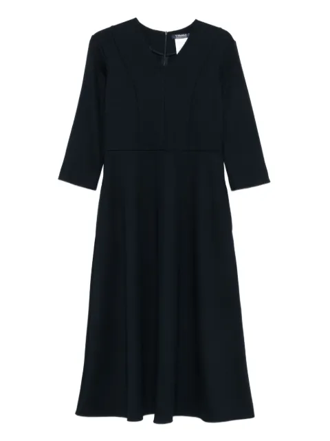 'S Max Mara three-quarter sleeve flared dress