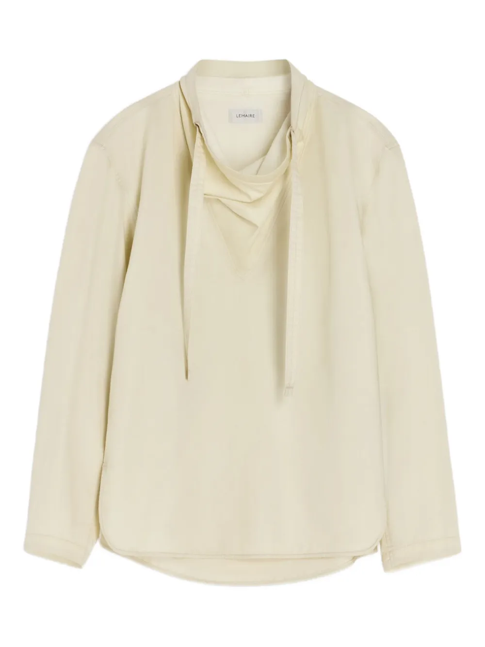 LEMAIRE high-neck drawstring blouse | Image 1