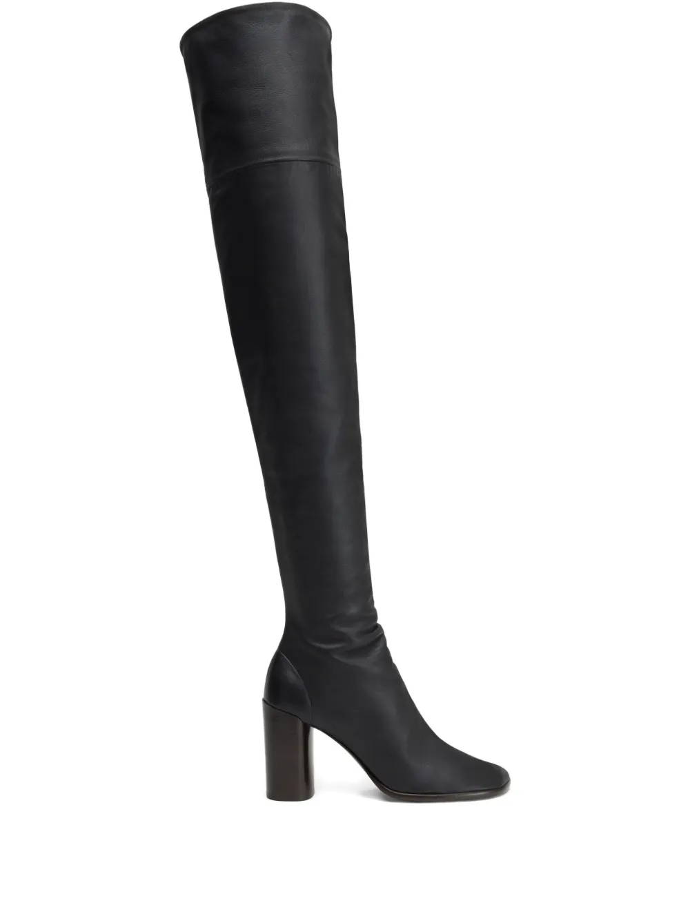 LEMAIRE botas con tacón cuadrado | negro | Image 1
