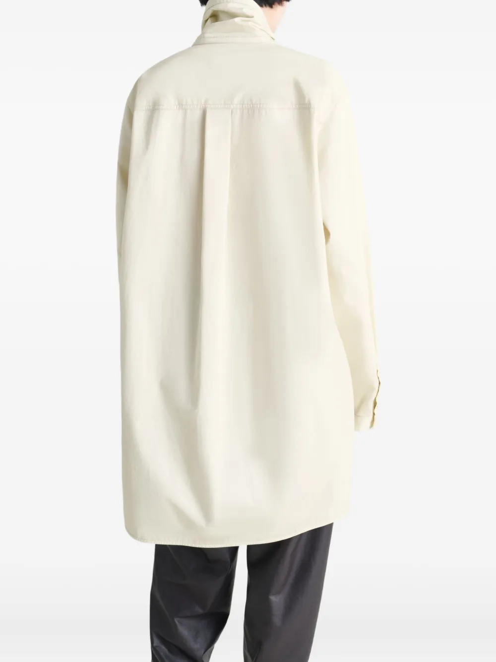 LEMAIRE Blouse met zak met knopen Beige